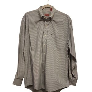 🔥5 for $20🔥NWOT Izod Blue Dress Shirt Classic Style Large